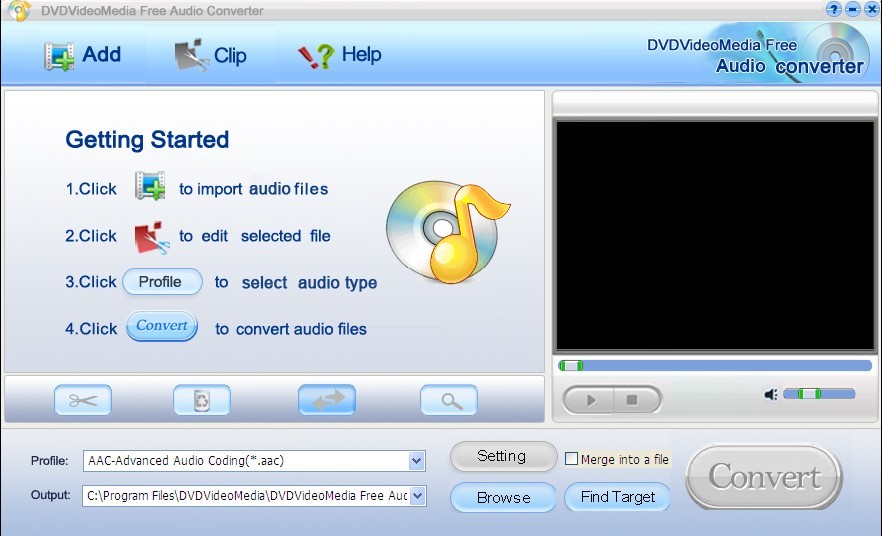DVDVideoMedia Gratis Audio Converter